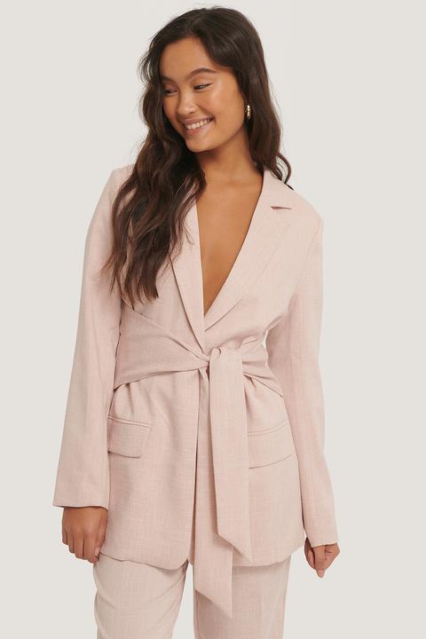 Tie Front Blazer