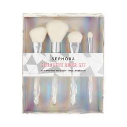 Stalactite Brush Set - Cofre De 4 Pinceles Y Brochas Para Rostro Y Ojos