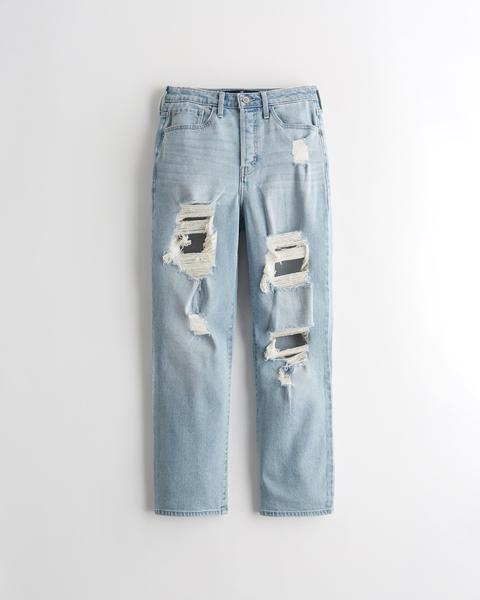 Girls Ultra High-rise Vintage Straight Jeans