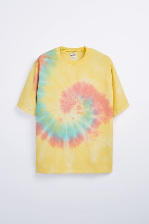 Camiseta Estampado Tie Dye