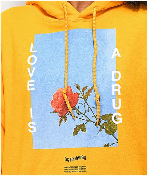 Yellow on sale hoodie zumiez