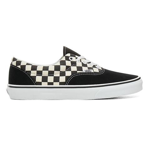 vans era black white checkerboard