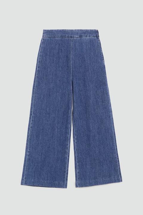 Jeans Culotte Malibu Blue