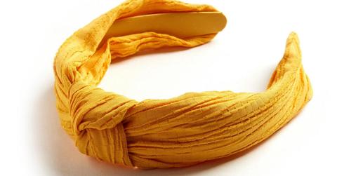 Yellow Front Knot Headband