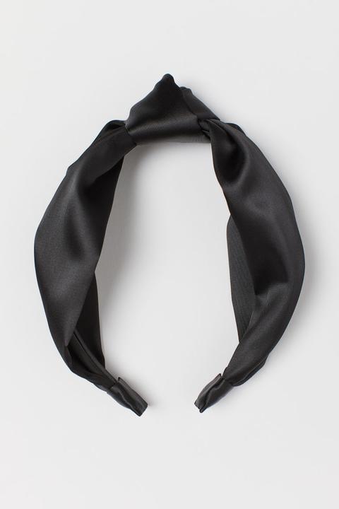 H & M - Cerchietto Con Nodo - Nero