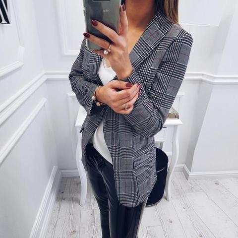 Plaid Blazer