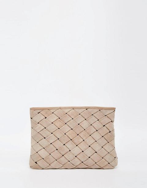 Bolso Clutch De Ante De Asos