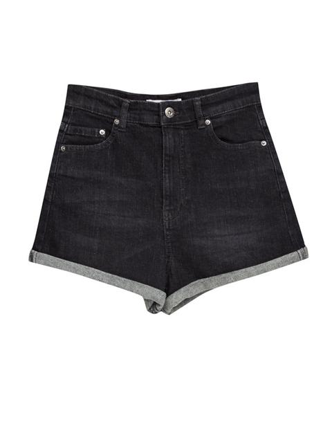 Shorts Denim Tiro Alto
