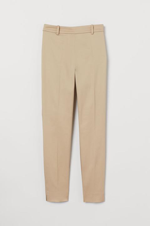 Pantalon Cigarette - Beige