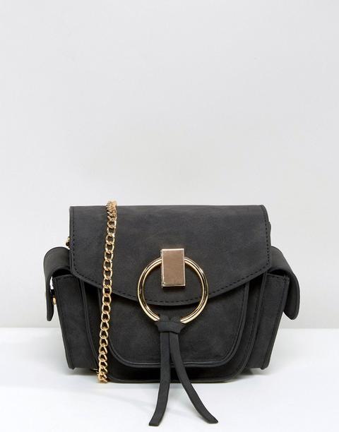 Bolso Saddle Con Hebilla De Yoki