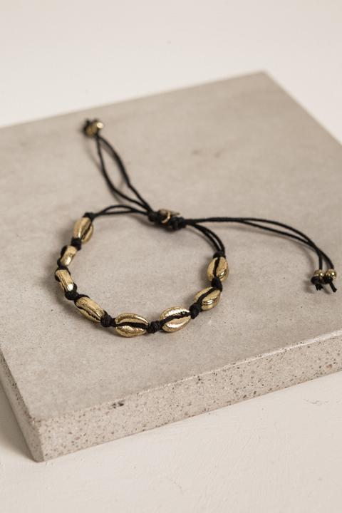 Pulsera Undersea Conchas Doradas