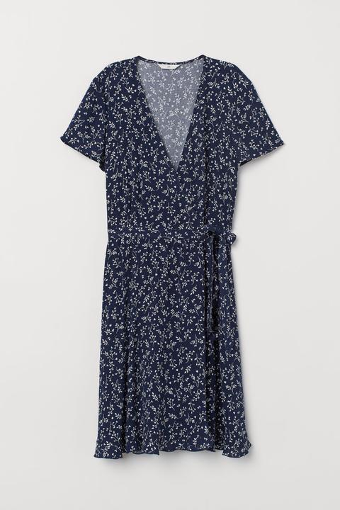 Wrap Dress - Blue