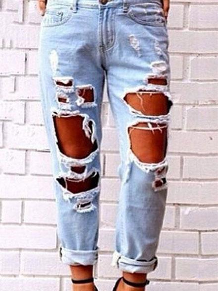 Fashion Ripped Jeans