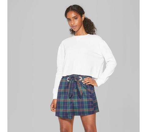 Women's Long Sleeve Boxy Waffle T-shirt 