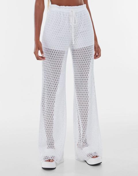 Flare Crochet Trousers