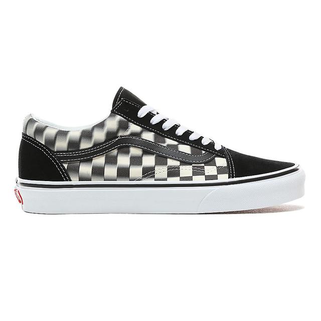 vans authentic blur checkerboard