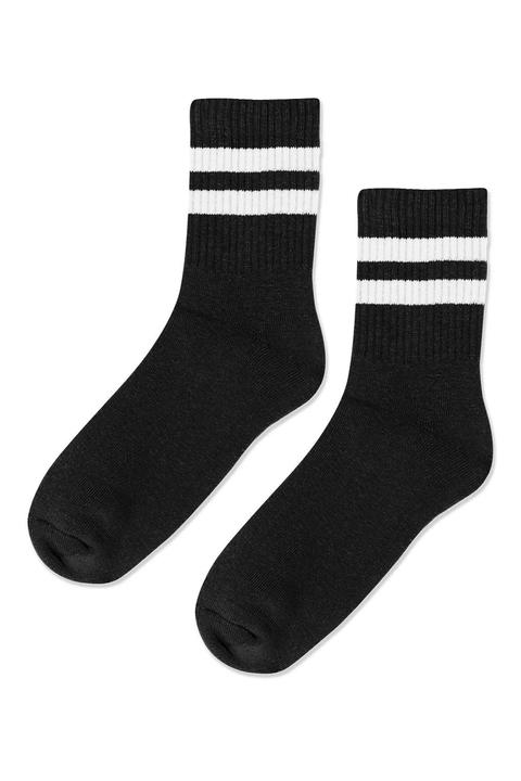 Sporty Ribbed Ankle Socks