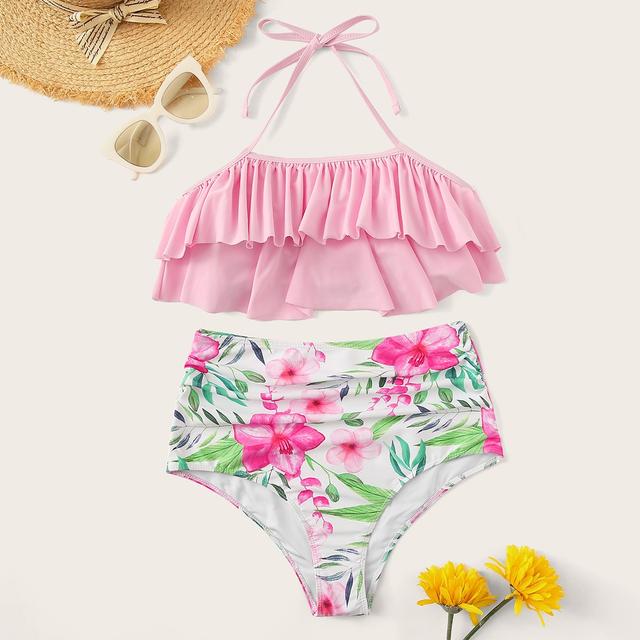 shein floral bikini