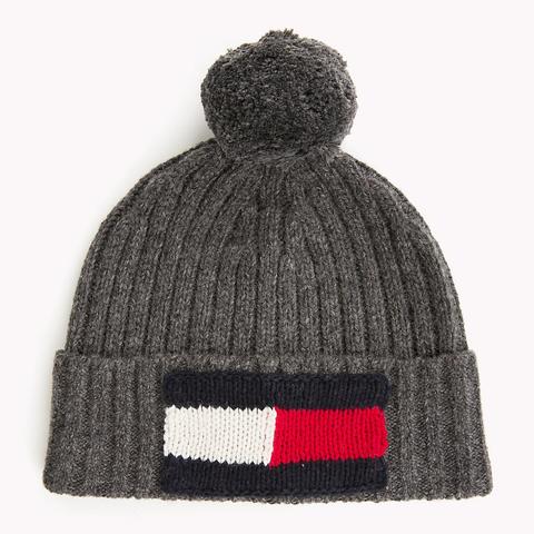 Gorro De Punto Con Logo Grande