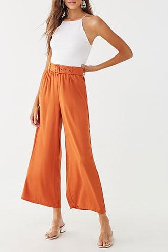 Forever 21 Wide Leg Pants , Rust