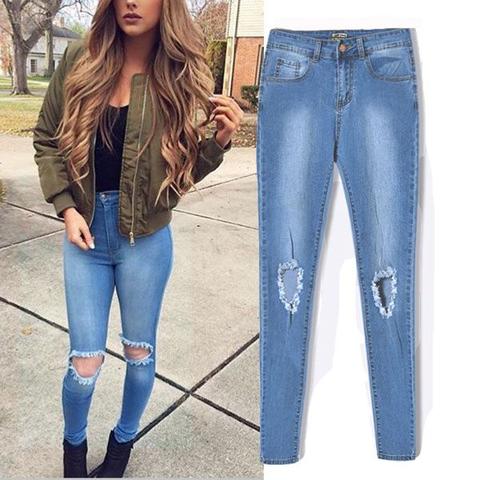 Mia Cut Out Skinny Jeans