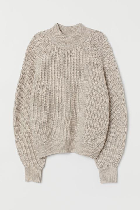 H & M - Pullover A Lupetto - Beige