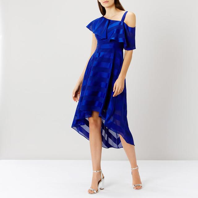 coast blue velvet dress