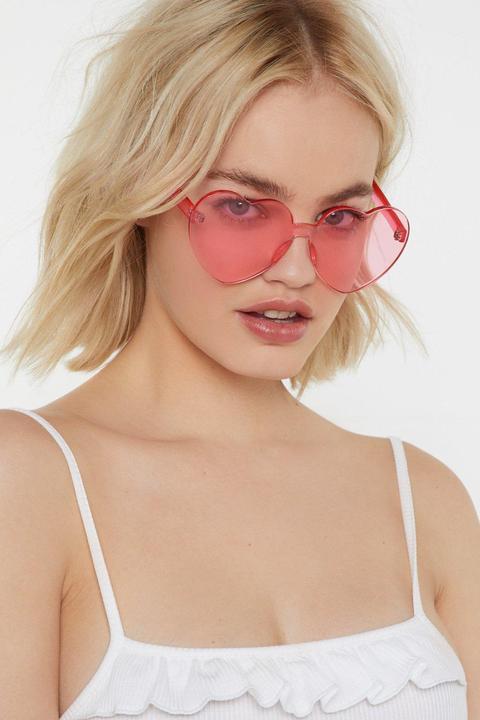 Womens My Heart Or Yours Tinted Sunglasses