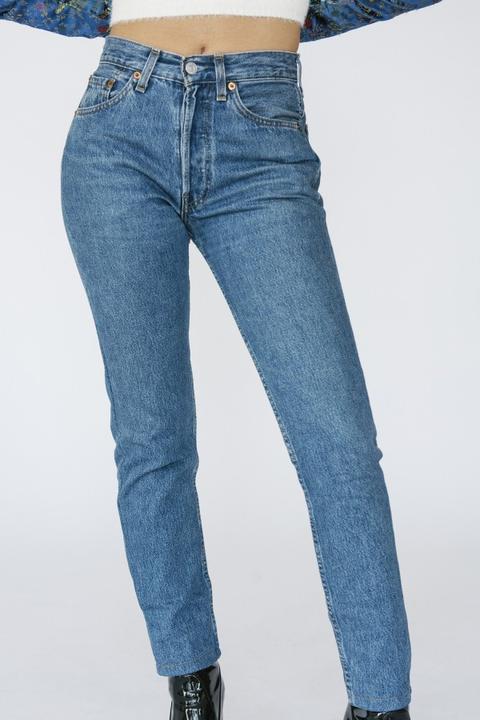 mid wash skinny jeans