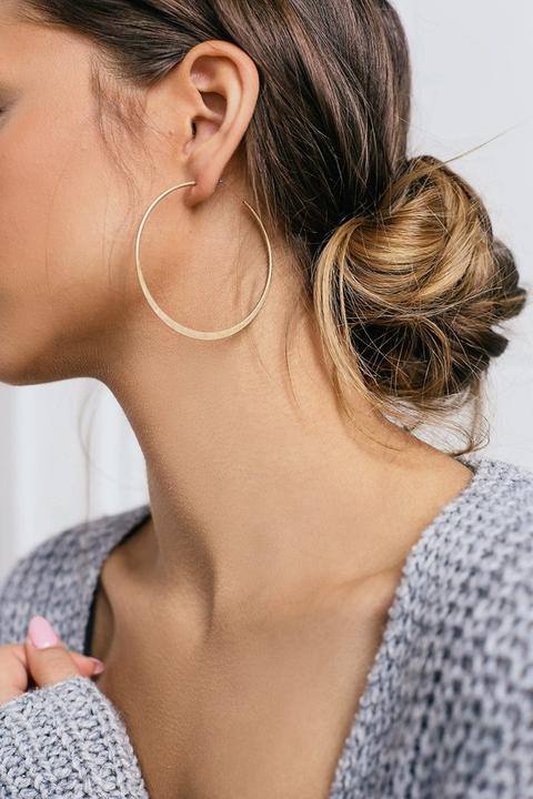 Alter Ego Gold Hoop Earrings
