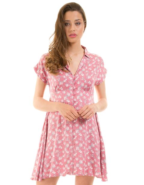 Vestido Flores Rosas De Ltb | Buylevard