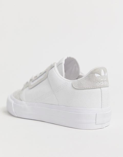 adidas originals continental 80 vulc sneaker in white
