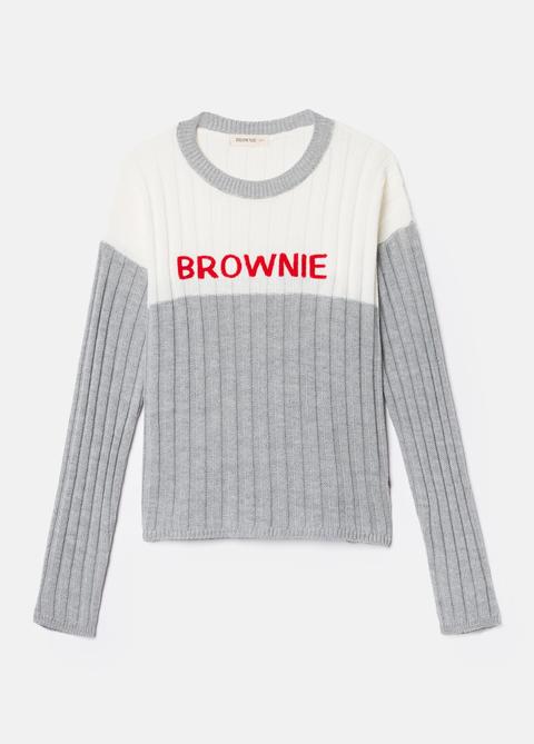 Jersey Jacobine Brownie Bordado