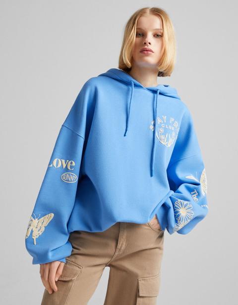 Sudadera Capucha Print