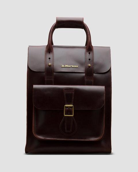 doc martens leather backpack