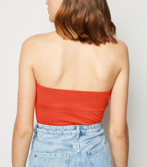 new look strapless top