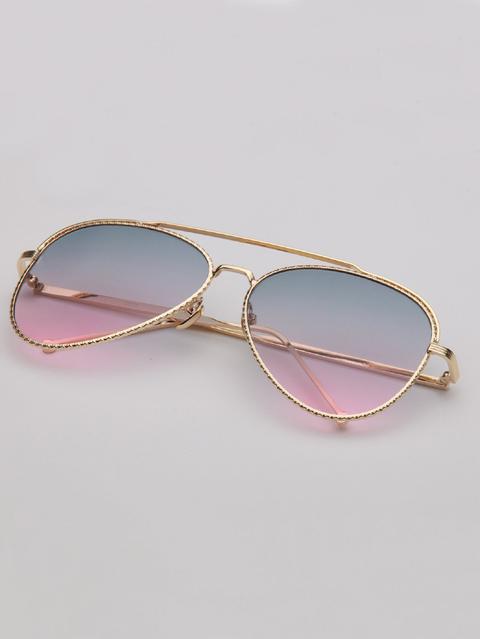 Ombre Lens Aviator Occhiali Da Sole