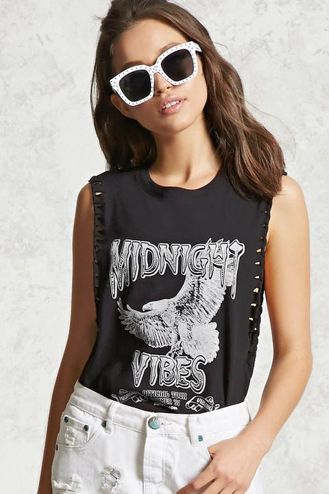 Vibes Graphic Muscle Tee