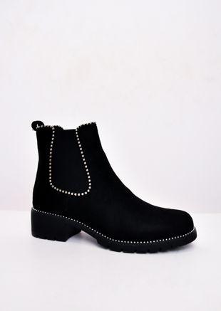 chunky studded chelsea boots