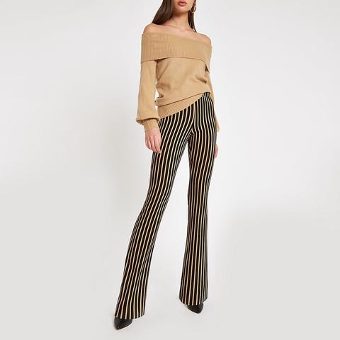 Buy River Island Blue Petite Pull On Stripe Trousers from the Next UK  online shop