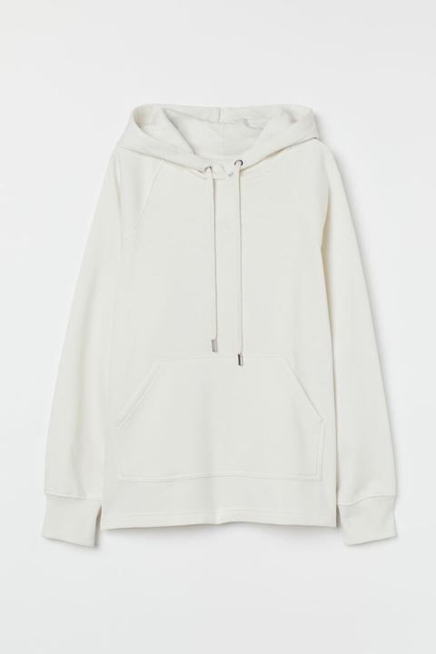 Sudadera Con Capucha - Blanco