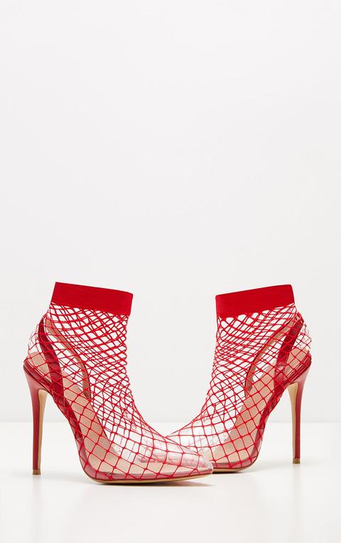 Fishnet hotsell slingback heels