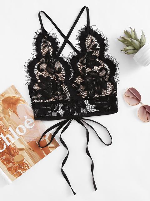 Reggiseno Con Incrocio Sul Retro