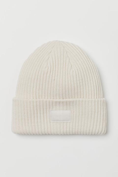 Knitted Hat - Beige