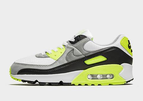 Nike Air Max 90 Femmes - White/yellow, White/yellow