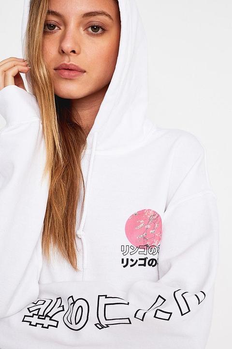 uo apple blossom hoodie