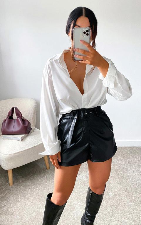 Lauren Oversized Shirt In White