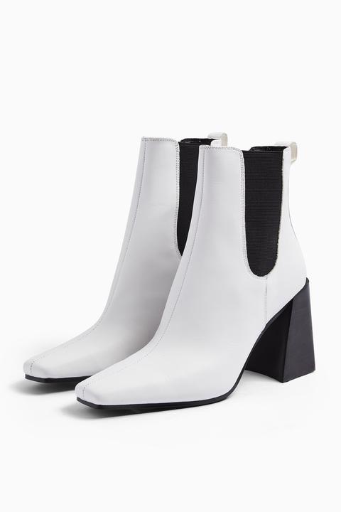 womens white chelsea boots