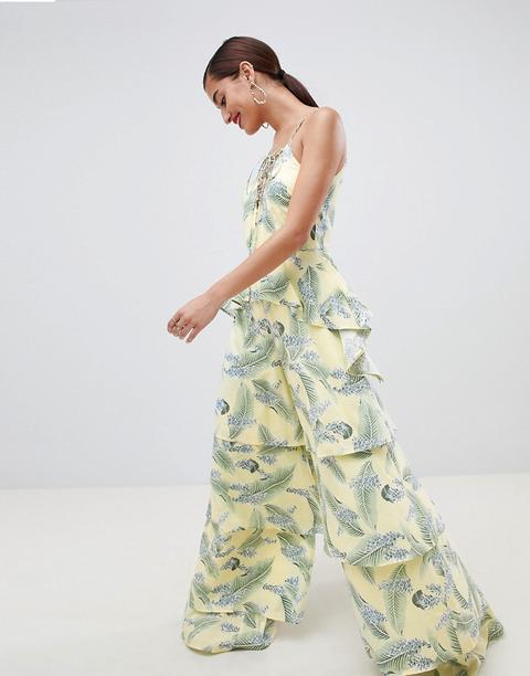 asos tropical jumpsuit