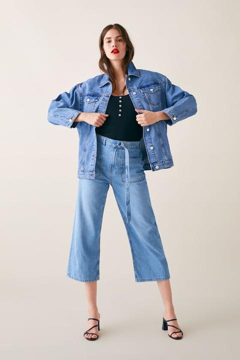 Cazadora Denim Oversize